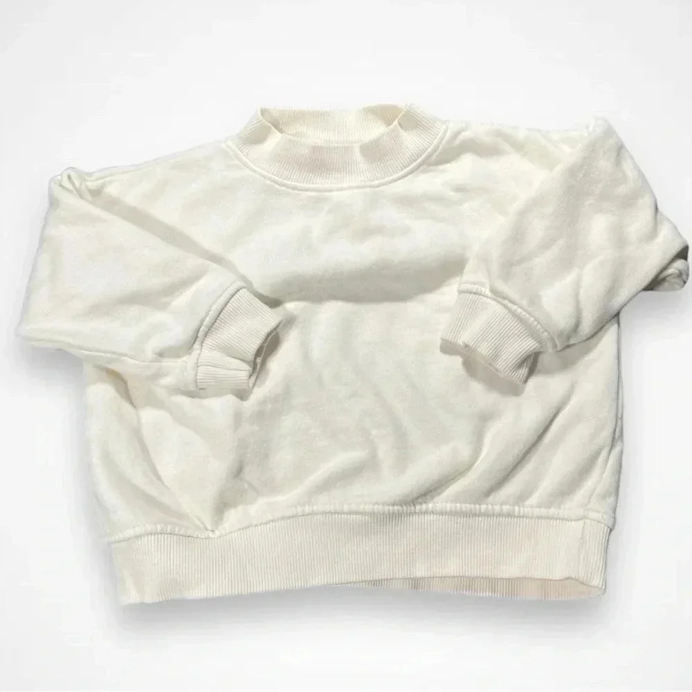 Zara Baby Beige  Crew Neck